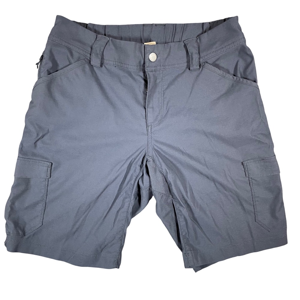 Duluth Trading Women Dry On The Fly Shorts 10" Size 6 Blue Cargo Hiking Outdoor